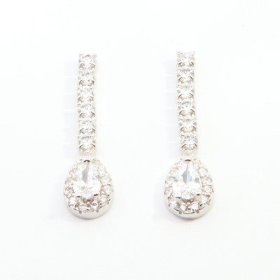 Orecchini Domar Gioielli Donna ORECCHINI ARGENTO 925 in Argento Cubic Zirconia EZB114017 - EZB114017
